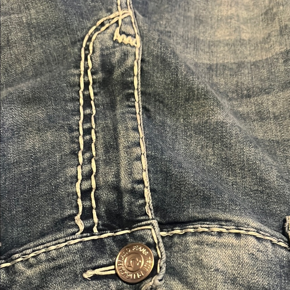 True Religion Ricky Blue Denim Jeans size 42 - Picture 3 of 5
